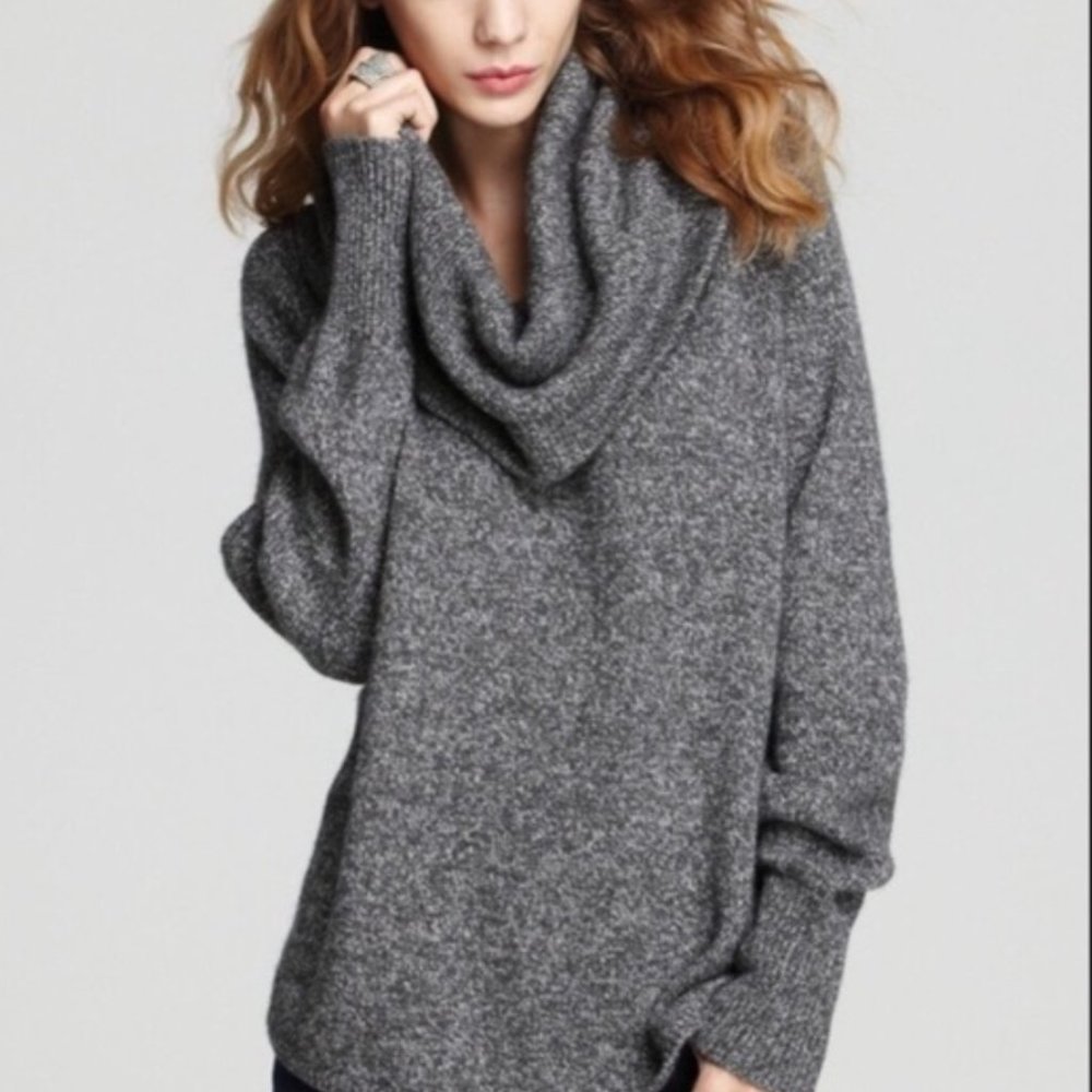 Joie Marble Cowl Neck Sweater S